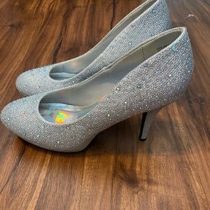 Silver Low heels